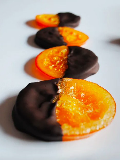 NARANJA CON CHOCOLATE NEGRO (RODAJAS) - Imagen 2