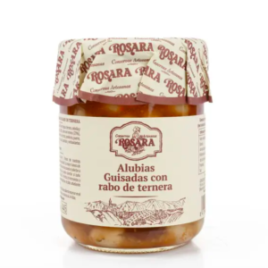 ALUBIAS GUISADAS CON RABO DE TERNERA TARRO 445 ML